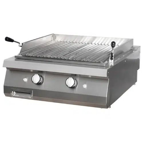 Maxima Gastro Premium Lavasteingrill - Doppeleinheit - 90 cm Tief - Gas - 09398596 - 09398596