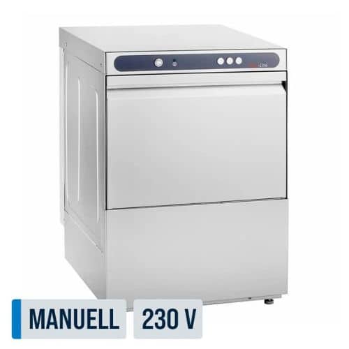 Geschirrspülmaschine ECO 50x50 cm Korbmaß, mit Reiniger- & Klarspüldosierer, 230 Volt | GastroHero GH-ECOLINE-GSM50S | 007665