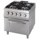 Kokebord Premium komfyr | stekeovn | 4 brennere | 40KW | B800XD900XH850mm | Maxima | MAXEEKA | 09398500 | 009634