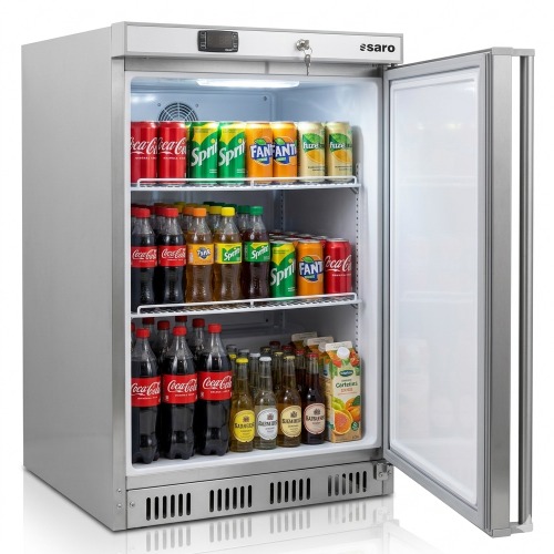Saro Lagerkühlschrank 130 liter - Edelstahl - Modell HK 200 S/S - 323-4000 - 323-4000