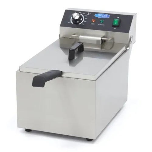Maxima Gastro Fritteuse 11 liter - 1 Korb - Bis zu 1.4 kg Pommes - 09365226 - 09365226