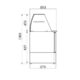 Kjølebuffet 2 dører | B900xD700xH850/1310mm | CombiSteel 7950.0400 | COXKWE | 056035