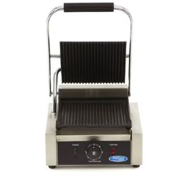 Gastro Kontaktgrill - Gerillt - Einzelgrillplatte - 22 cm - Maxima 09300430