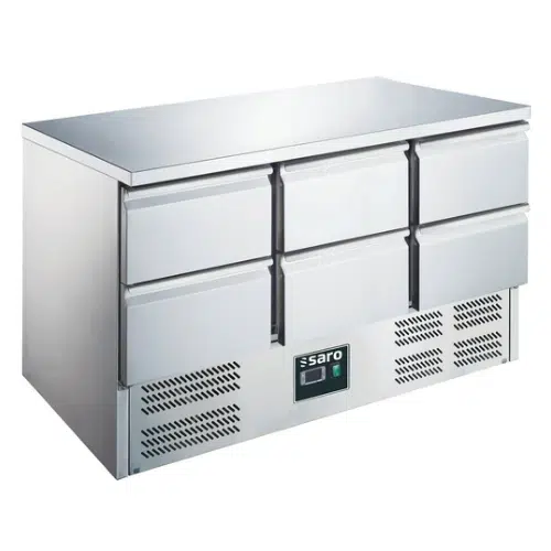 Saro Gastro Kühltisch mit 6 Schubladen - ES 903 S/S TOP 0/6 - 465-1035 - 465-1035