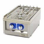 Gastro Kochfeld - 2 Brenner - Einzeleinheit - 60 cm Tief - Gas - Maxima 09391510