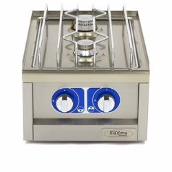 Gastro Kochfeld - 2 Brenner - Einzeleinheit - 60 cm Tief - Gas - Maxima 09391510