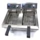 Gastro Fritteuse - 2 x 10 liter - 2 Körbe - mit Ablasshahn | Maxima 09365229