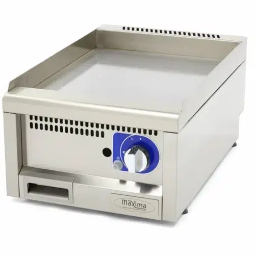 Maxima Gastro Gass Grillplatte - Glatt - Einzeleinheit - 60 cm Tief - 09391580 - 09391580