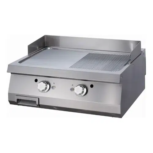 Maxima Gastro Grillplatte - Gas - Glatte Chrom - B800xT700xH280mm - 09395999 - 09395990-9395991
