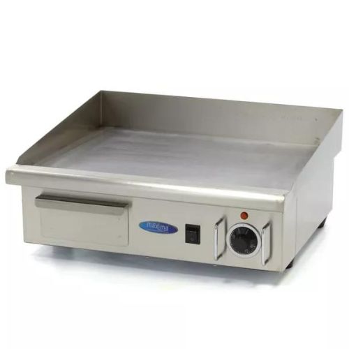 Gastro Grillplatte - Glatt - 55 cm - inkl. Tropfschale | Maxima 09300065