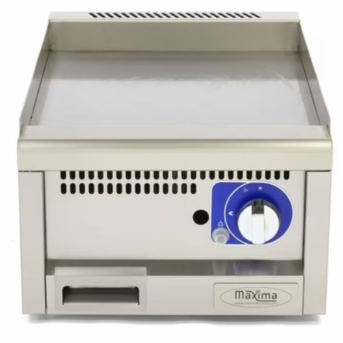 Gastro Grillplatte - Glatt - Einzeleinheit - 60 cm Tief - Gas - Maxima 09391580