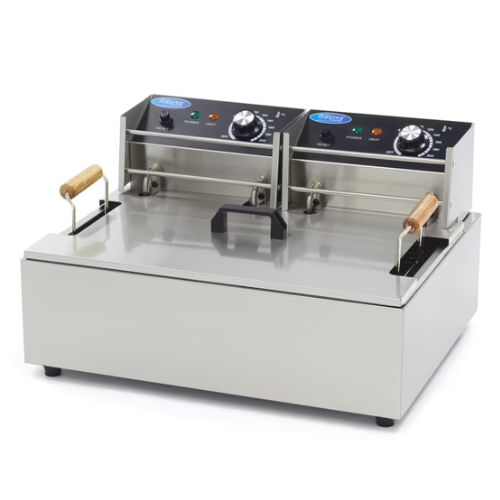 Gastro Fritteuse 15 liter - 1 Korb - Bis zu 3 kg Pommes - 09365210