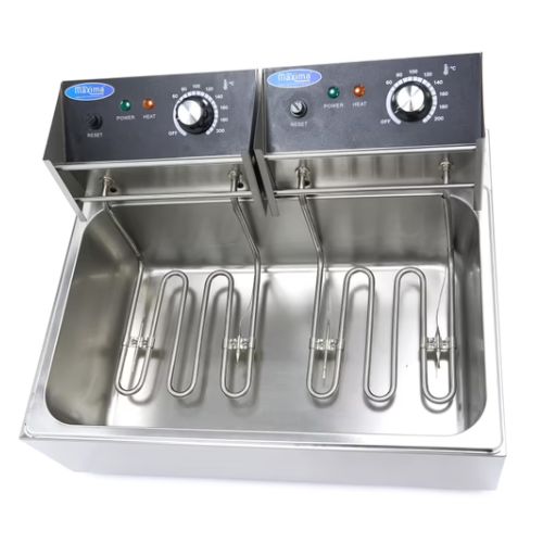 Gastro Fritteuse 15 liter - 1 Korb - Bis zu 3 kg Pommes - 09365210