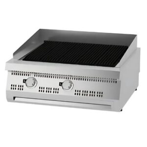 Gastro Premium Holzkohlengrill - 2 Zonen - Doppeleinheit - 90 cm Tief - Gas | Maxima 09398591