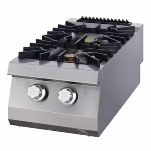 Gastro Premium Kochfeld - 2 Brenner - Einzeleinheit - 90 cm Tief - Gas | Maxima 09398515