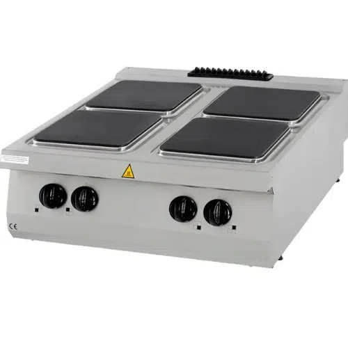 Maxima Gastro Elektro Kochfeld - 4 Brenner - 400 V - 90 cm Tief - 09398536 - 09398536