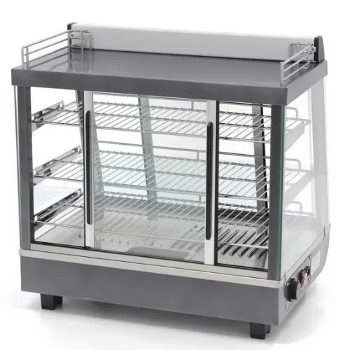 Maxima Gastro Wärmevitrine - 96 liter - 67.5 cm - 3 Regale - B675xT484xH662mm - 09400785