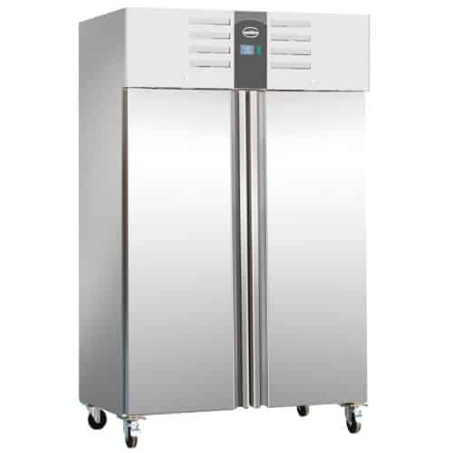 Tiefkühlschrank edelstahl+alu 1200 liter statisch | Combisteel 7450.0415