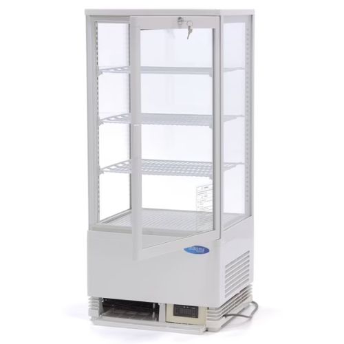 Gastro Kühlvitrine - 78 liter - 43 cm - Weiß
