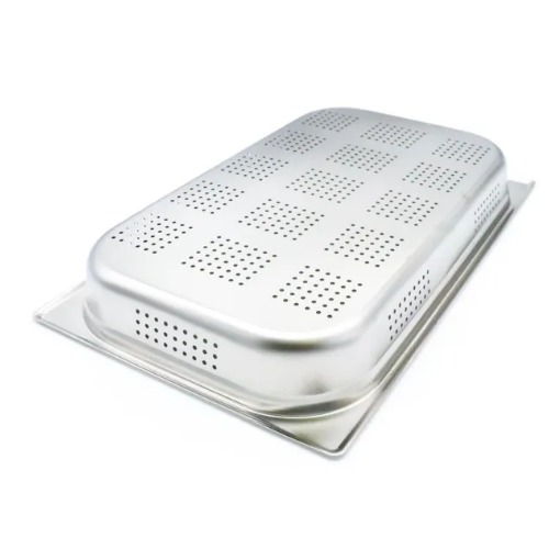 Maxima Gastro Gastronormbehälter - 1/1 GN - 6.5 cm Tief - Edelstahl - Perforiert - 09367602 - 09367602