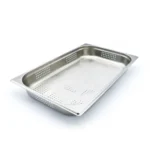 Maxima Gastro Gastronormbehälter - 1/1 GN - 6,5 cm Tief - Edelstahl - Perforiert - 09367602 - 102028