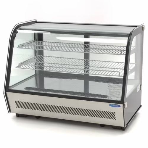 Gastro Glastürkühlschränke - 160 liter - 88 cm - Hintere Schiebetüren