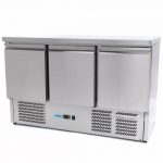 Kjølebenk 3-Dørs | 400LITER | B1365xD700xH880mm | Maxima | SAL903 | MAXCHF | 09400435 | 105635