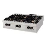 Gastro Premium Kochfeld - 6 Brenner - Dreifache Einheit - 90 cm Tief - Gas | Maxima 09398519