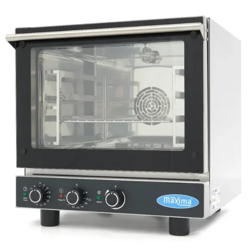Maxima Gastro Combi Dampfofen 4 x 2 3 GN Tabletts 08500200 Analog Edelstahl