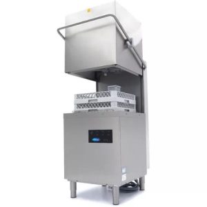 Haubenspülmaschine 50x50cm - mit Abfluss-, Spül- und Seifenpumpen - 400V | Maxima 09240080