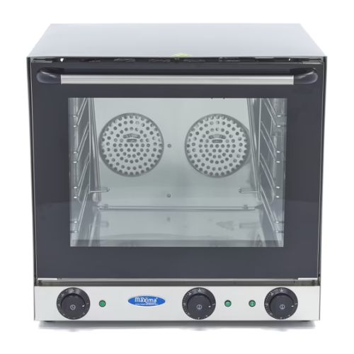 Gastro Konvektionsofen - Grill - Passt 4 Tabletts - Eingebauter Timer - Bis zu 300 ° C - Maxima 09300417