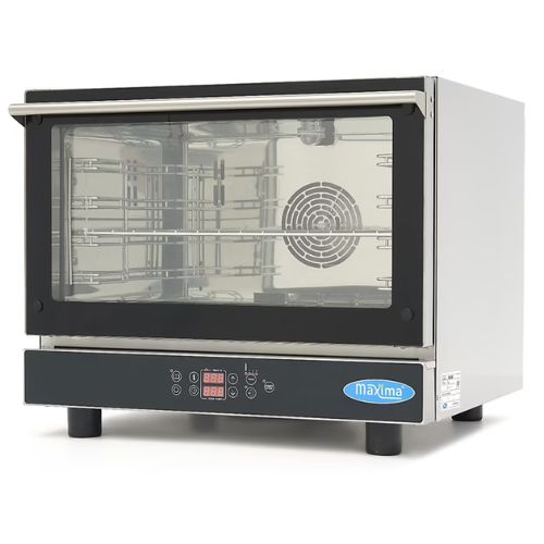 Gastro Combi Dampfofen - Passt 4 Tabletts (1/1GN / 60 x 40 cm) - Digital Anzeige - 400 V - Maxima 08500203