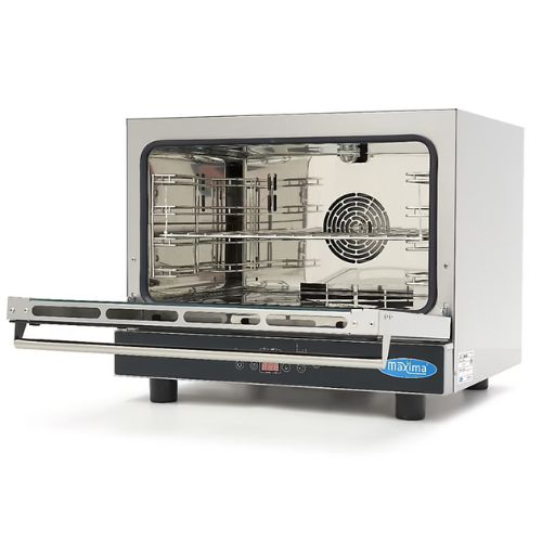 Gastro Combi Dampfofen - Passt 4 Tabletts (1/1GN / 60 x 40 cm) - Digital Anzeige - 400 V - Maxima 08500203