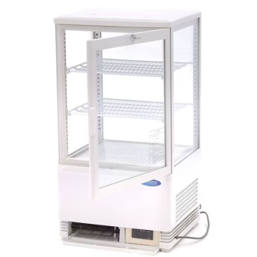 Maxima Gastro Kühlvitrine - 58 liter - 43 cm - Weiß