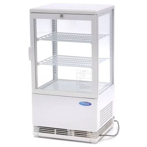 Maxima Gastro Kühlvitrine - 58 liter - 43 cm - Weiß