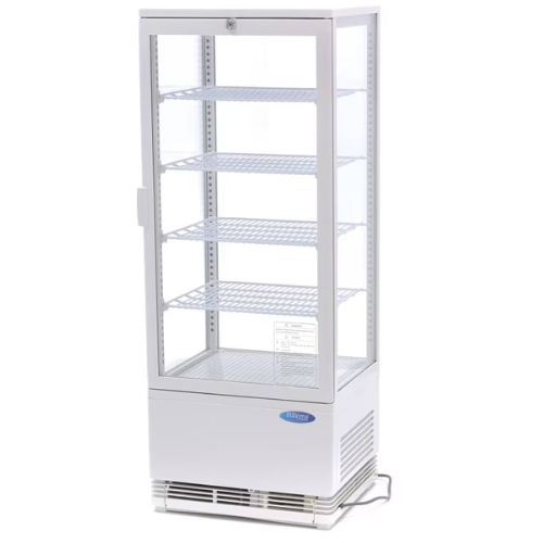 Gastro Kühlvitrine - 98 liter - 43 cm - Weiß