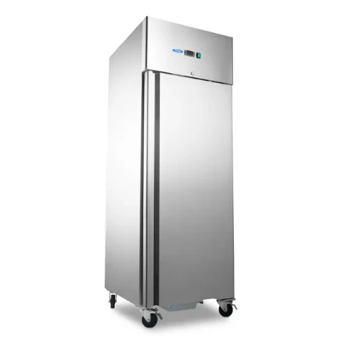 Maxima Fischkühlschrank 600 liter - 7 Behälter (60 x 40 cm) - auf Rädern - Rostfreier Stahl - B680xT820xH1980 mm - 09400002 - 09400002