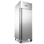 Fischkühlschrank 600 liter - 7 Behälter (60 x 40 cm) - auf Rädern - Rostfreier Stahl - B680xT820xH1980 mm - 09400002