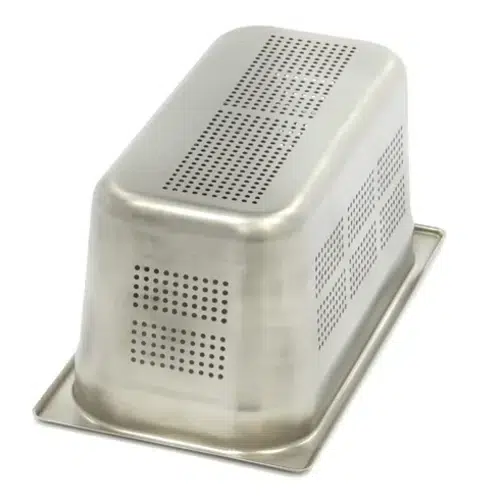 Maxima Gastro Gastronormbehälter - 13 GN - 15 cm Tief - Edelstahl - Perforiert - 09367622