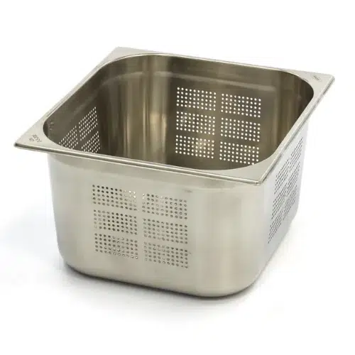 Maxima Gastro Gastronormbehälter - 2/3 GN - 20 cm Tief - Edelstahl - Perforiert - 09367673 - 121295