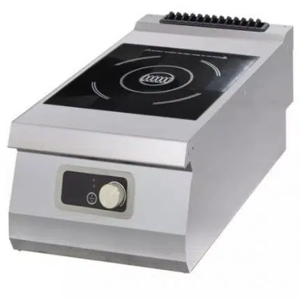 Gastro Heavy Duty Kochfeld - 1 Brenner - Induktion - Einzeleinheit - 70 cm Tief | Maxima 09398200 - 09398200