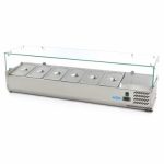 Gastro Aufsatzkühlvitrine - 150 cm - Passt 6 x 1/3 GN - Maxima 09400326