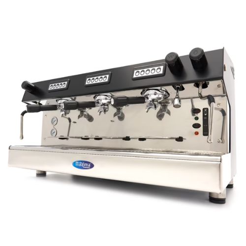 Gastro Espressomaschine - 3 Kolben - 540 Tassen pro Stunde - Maxima 09100003