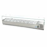 Maxima Gastro Aufsatzkühlvitrine - 200 cm - 9 x 1/3 GN - 09400335 - 09400335