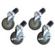 Maxima WT SQ hjulsett med 4 - 2 stk med bremser | 4 tommer | 10,2 cm | Maxima | MAXDB | 09300938 | 128125