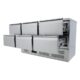 Kühltisch 6 Schubl - VIVIA S 903 S/S TOP 6x 1/2 GN - Saro 323-10041