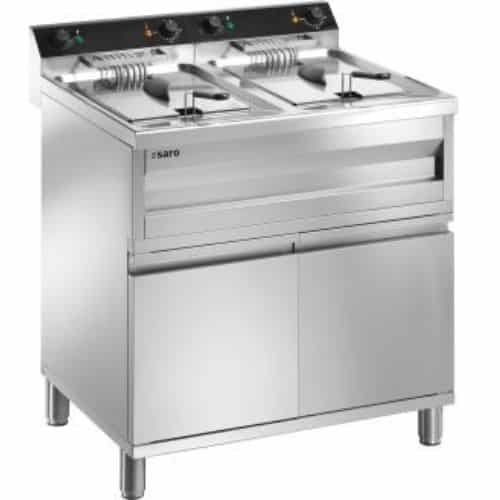Fritteuse 2X12 Liter | 400 V -2x9 kW | B800xT700xH950 mm | SARO 172-4055