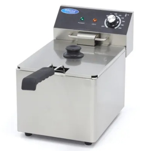 Maxima Gastro Fritteuse 8 Liter Edelstahl Kaltzone 09365215