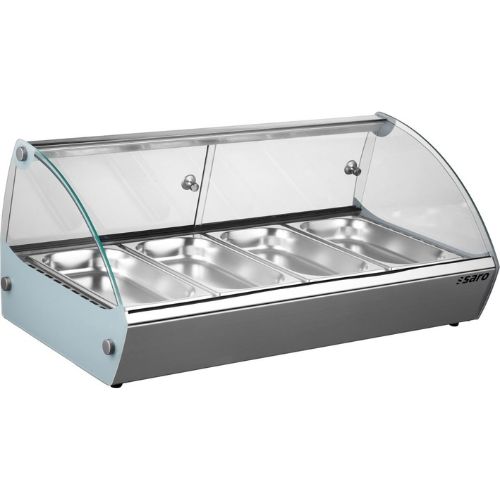 Saro Gastro Warmhaltevitrine 46 liter - 4 x 1/3 GN