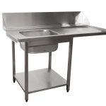 Zulauftisch für Spülmaschine links, 1600mm | SARO 700-3005L - 700-3005L